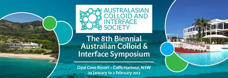 Logo of the 8th Biennial Australian colloid & Interface Symposium